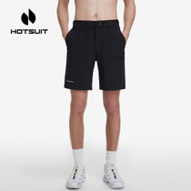 hotsuit后秀运动短裤男宽松健身训练篮球裤夏季透气速干跑步短裤(XL 矿物黑)