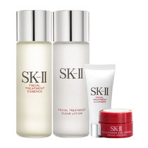 SKII/SK2 旅行超值套装(护肤洁面霜20g+神 仙水30ml+嫩肤清莹露30ml+大眼眼霜2.5g)