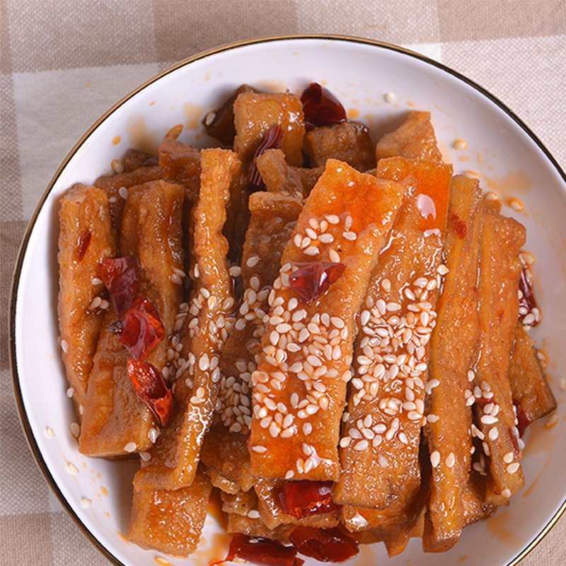 紫水豆干麻辣味180g3袋小灶炒味道好无防腐更健康