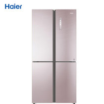 海尔 (Haier) 535升 十字对开门电冰箱 风冷无霜变频冰箱 变温保鲜 干湿分储 BCD-535WDCJ(粉金 535升)