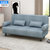 匠林家私简约现代懒人沙发床多功能小户型可折叠单人客厅沙发床(浅蓝色 150cm)