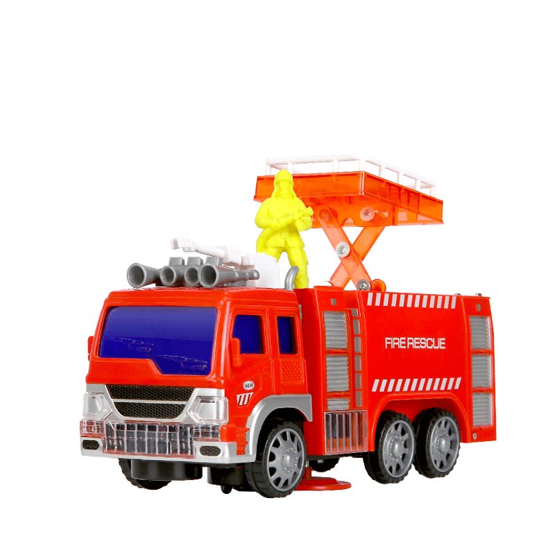 儿童大号电动声光万向消防车云梯车汽车模型仿真玩具车孩3岁2消防登高