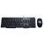Logitech/罗技 MK100 二代 经典键盘鼠标套装 防水有线键鼠套装 键盘PS接口+鼠标USB接口 全新盒装(黑色 MK100二代)