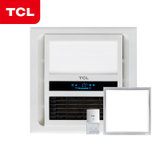 TCL照明 浴霸集成吊顶 风暖灯暖照明多功能取暖器(白色款+普通开关+TCL12W方灯)