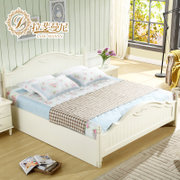 拉斐曼尼 HA003 韩式田园公主床 欧式1.8米1.5米双人床实木床主卧婚床(1.5m*2m 床)