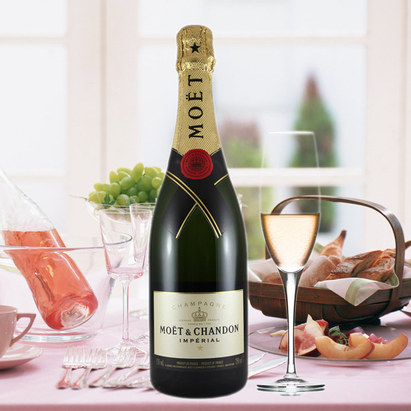 【法国莱维德香槟葡萄酒图片】法国法定香槟产区 酩悦香槟葡酒750ml