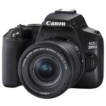 佳能（Canon) 迷你入门级照相机单反相机200D II/200D2代 EF-S18-55mm f/4-5.6 IS STM黑色
