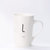 创意个性陶瓷马克杯带盖勺咖啡杯家用情侣喝水杯子男生办公室茶杯(白色款-L 无盖勺 特价)