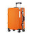 新款网兜铝框行李箱女轻便结实耐用拉杆箱（10件/套）(桔色 28寸)