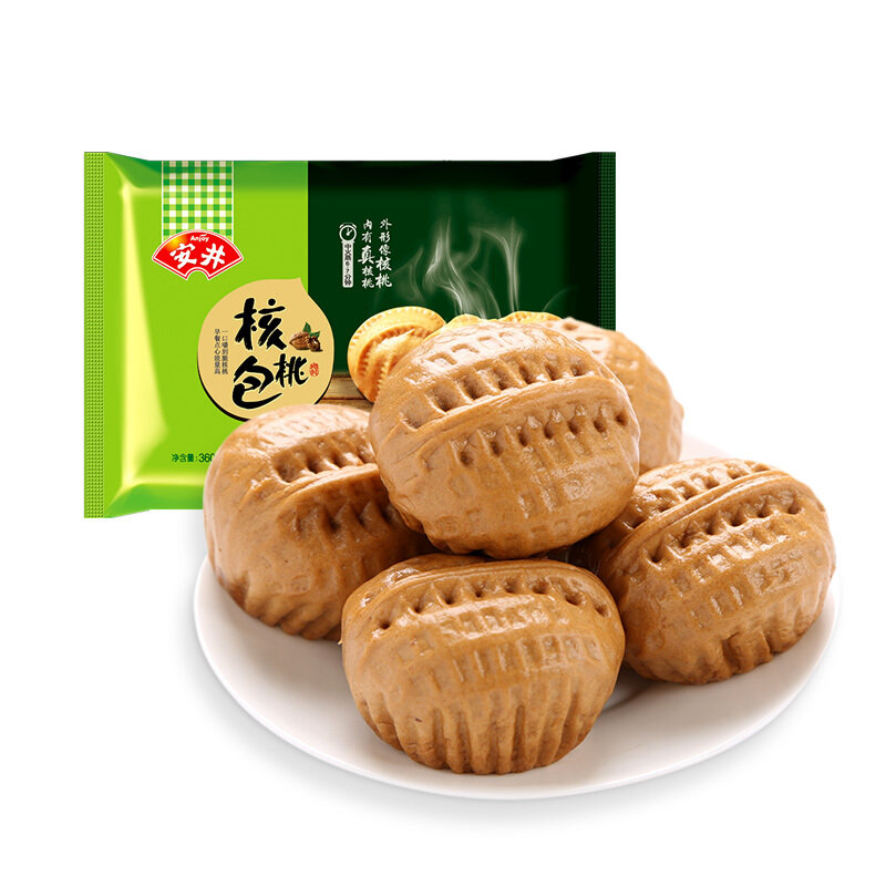 主食面点安井核桃包360g10只装方便菜火锅挂面早餐面食面点冷藏方便面