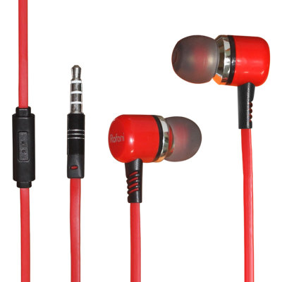 罗凡尼（Luofanni) X2线控有线耳机（红色）