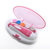 运智贝婴儿电动磨甲器盒静音指甲钳宝宝指甲护理套装(粉色)