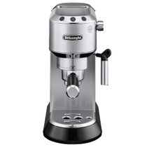德龙（Delonghi）咖啡机 半自动咖啡机 意式浓缩 家用 泵压式 EC680银色