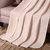 洁帛 纯棉针织盖毯 单人毯 双人毯 四季适用(米色针织)