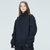ARCTIC QUEEN滑雪服卫衣女男中性高领防水防风单板双板背带裤内搭(L 黑色)