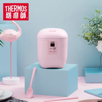 膳魔师（THERMOS）EHA-4101E-Z电饭煲  粉色 0.8L迷你小容量电饭煲家用预约多功能全自动