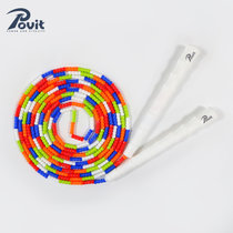 POVIT竹节双人交互跳绳3.5米至4.2米 P-189（五彩）P-189 可调节花样跳绳