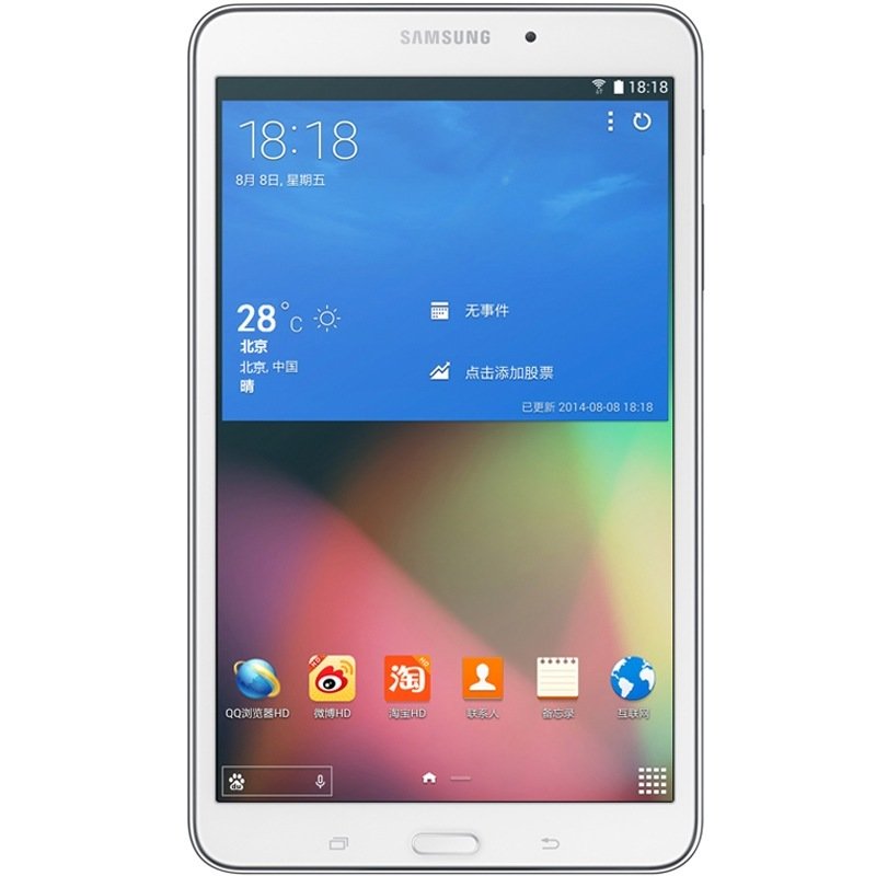 三星(samsung)galaxy tab4 t331 8英寸平板电脑 3g通话功能(白色)