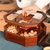 干果盒实木质收纳盒中式分格带盖创意客厅瓜子零食果盘糖果坚果盒(巧克力色)