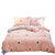 安居先森 D1387双人床单 40支纱高支高密全棉印花单件活性印染粉色