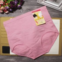SUNTEK高腰收腹提臀内裤女产后塑身裤美体瘦身大码三角裤女 雪丹婷(均码【90-130斤可穿】 豆沙色)