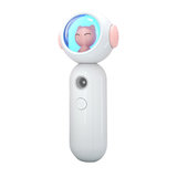 品佳纳米喷雾补水仪器手持冷喷加湿脸部美容便携面部蒸脸仪器T01(白色)
