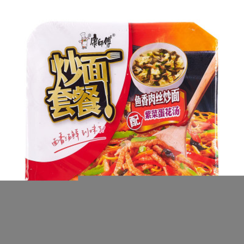 【康师傅方便食品图片】康师傅食面八方鱼香肉丝炒面117g/盒图片大全