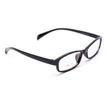眼镜框女款大脸眼镜女超轻tr90眼镜框眼睛架优雅变色(黑色)