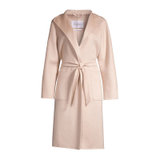 MaxMara女士粉色系带长款大衣 10110911-600-05242粉 时尚百搭