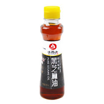 侏儒山黑芝麻油180ml 芝麻香油凉拌调味压榨一级