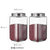 两件套 玻璃密封罐储物罐厨房密封瓶带盖透明家用食品罐子玻璃瓶(方形2100ml 2个装 默认版本)