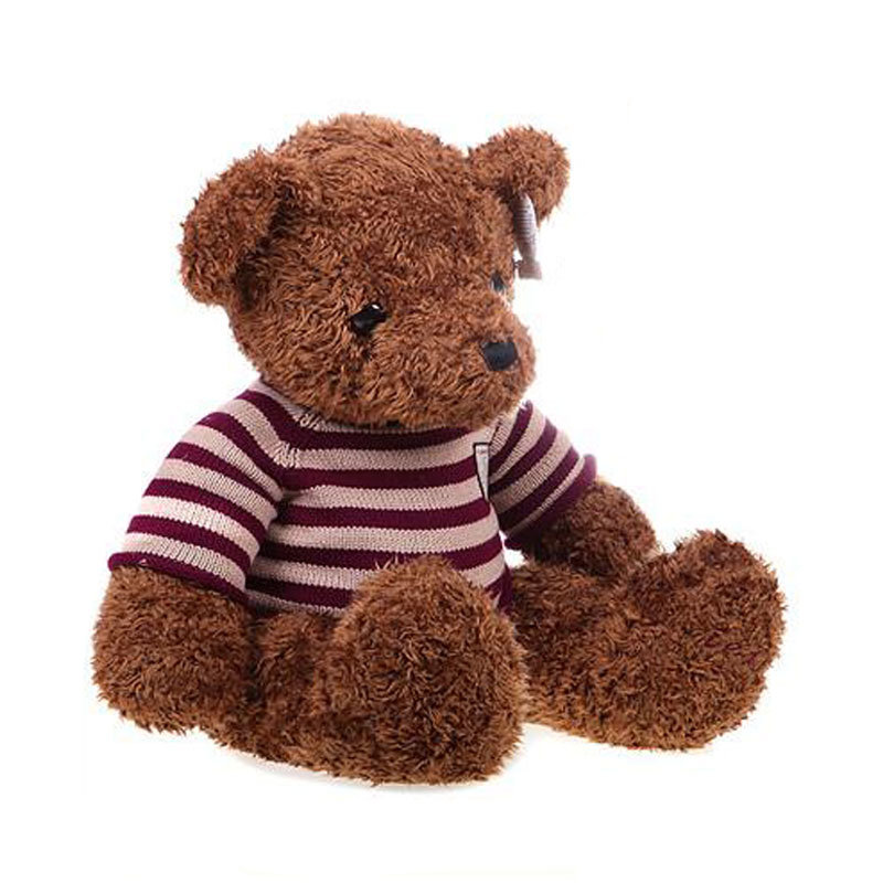 毛衣复古泰迪熊 抱抱熊 大熊毛绒玩具公仔 布娃娃 玩偶 新年礼物 圣诞