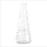 创意简约锥形麻点单支小花瓶A718清新桌面插花瓶雨点玻璃小花瓶lq196