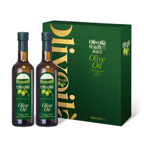 欧丽薇兰橄榄油500ml*2 食用油 纯正橄榄油礼盒