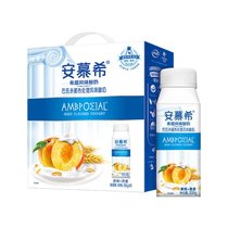 新日期 伊利安慕希黄桃燕麦希腊风味酸奶200g*10盒整箱酸奶