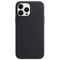 Apple iPhone 13 Pro Max 专用 MagSafe 皮革保护壳 iPhone保护套 手机壳 - 午夜色