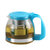 单壶/花茶杯茶壶套装飘逸杯玻璃功夫茶具(蓝色 700ml 单壶 (不带杯子))