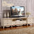 拉斐曼尼 FK006 欧式电视柜 法式简约实木客厅组合地柜 大理石电视柜2.2米(2.2米 木柜面)