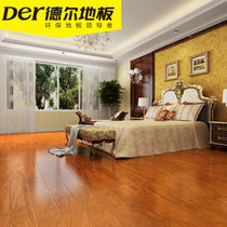 德尔地板 实木复合地板加厚稳定耐磨 环保无醛添加地板 诗莱4号