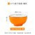 2022新款小碗日式个性米饭碗家用创意多色碗小汤碗面碗简约陶瓷碗(6个5英寸钻石碗【橙色】)