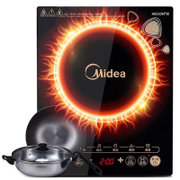 美的（Midea） WK2102T 电磁炉 触摸屏迷你火锅整版防水灶智能送汤炒锅