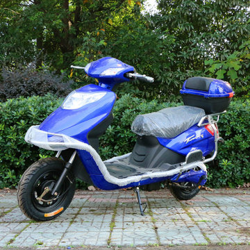 捷速奇小佳俊48v60v男女电动车成人迅鹰电动摩托车踏板车电瓶车(蓝色