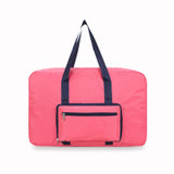 手提旅行包拉杆包行李袋行李包大容量短途旅游包女折叠包袋子韩版(粉红色 商家自定义)