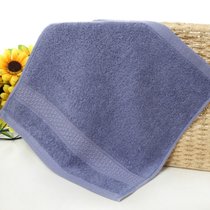 3条装加厚棉方巾成人洗脸柔软吸水正方形家用全棉小毛巾(紫色3条装)