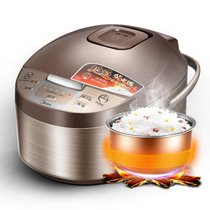 美的（Midea）WFD4016 电饭煲（4L 电脑版 一键柴火饭 黄晶内胆 不锈钢外壳 可拆蒸汽阀 煲您满意）