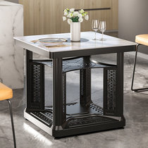 美菱（MeiLing）正方形节能电暖桌正方形电烤火桌子电暖炉电烤桌 MDN-DA8003(白色 热销)