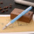 毕加索（PIMIO）916马拉加铱金笔8色可选土豪金钢笔1.0MM美工笔商务墨水笔礼盒(蓝色钢笔)