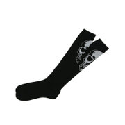 日本直采 濑川靴下女士骷髅图案长袜黑 内含6双 嘻哈长袜