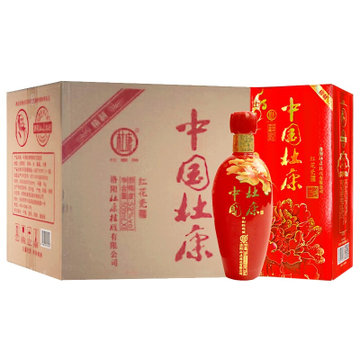 【河南杜康白酒】52度中国杜康精制红花瓷500ml(2瓶 瓶)【图片 价格
