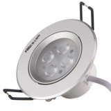 雷士照明（NVC）LED射灯 可调角度天花射灯 E-NLED164D(白光 (开孔95mm)5W白光)
